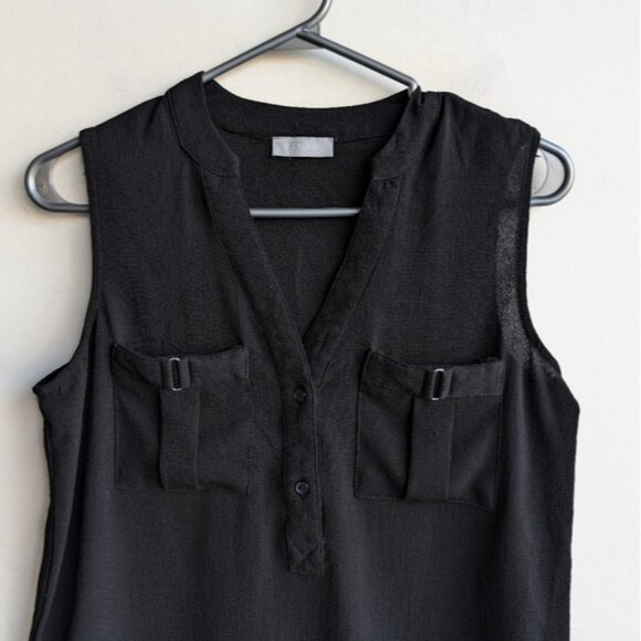 Kenar Black Sleeveless Blouse - Picture 2 of 5
